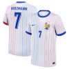 Maillot de Supporter France Griezmann 7 Extérieur Euro 2024 Pour Homme